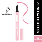 Swiss Beauty Colour Me Bright Sketch Eyeliner - 02 Peach Please | Grocsy