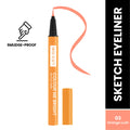 Swiss Beauty Colour Me Bright Sketch Eyeliner - 03 Orange Lush | Grocsy