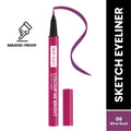 Swiss Beauty Colour Me Bright Sketch Eyeliner - 06 Wine Rush | Grocsy