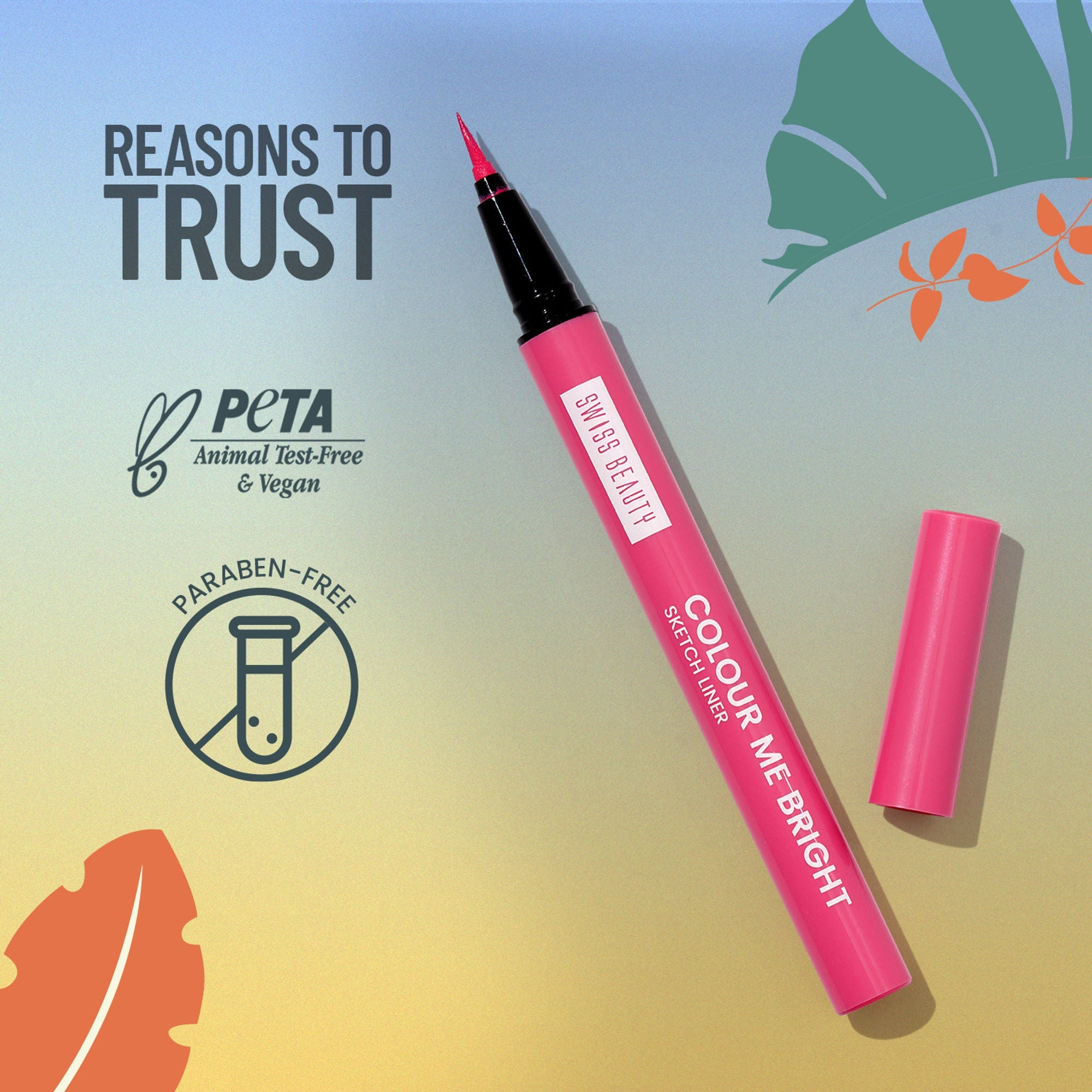 Swiss Beauty Colour Me Bright Sketch Eyeliner - 07 Purple Mush | Grocsy