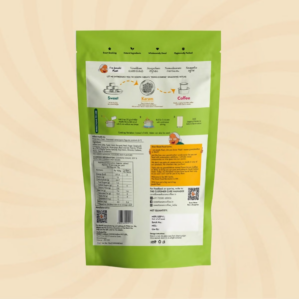 Sweet Karam Coffee Millets Health Milk Mix (Kanji Maavu) | Grocsy
