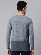Alcis Men Brand Logo Printed Anti Static Slim Fit T-shirt | Grocsy