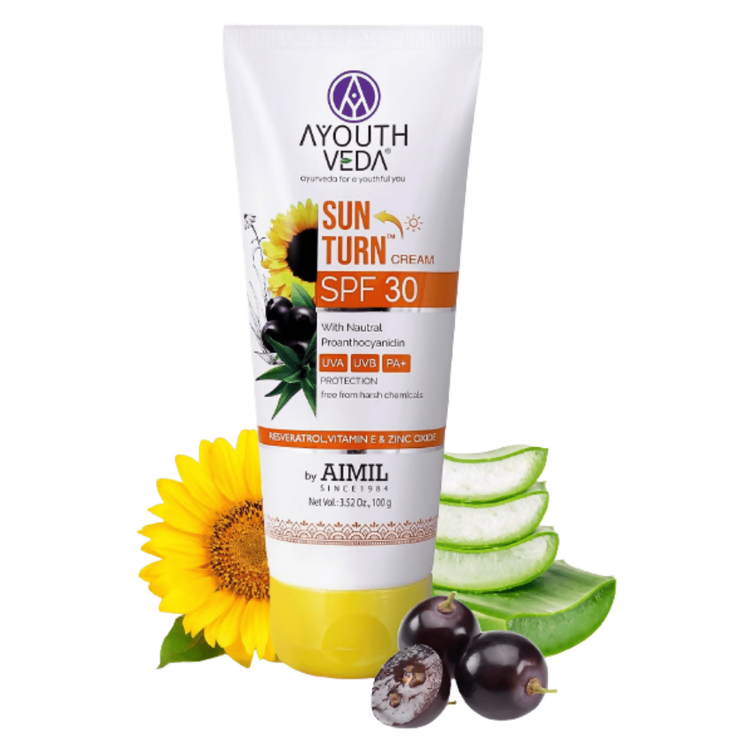 Ayouthveda Sunturn Cream With SPF 30 | Grocsy