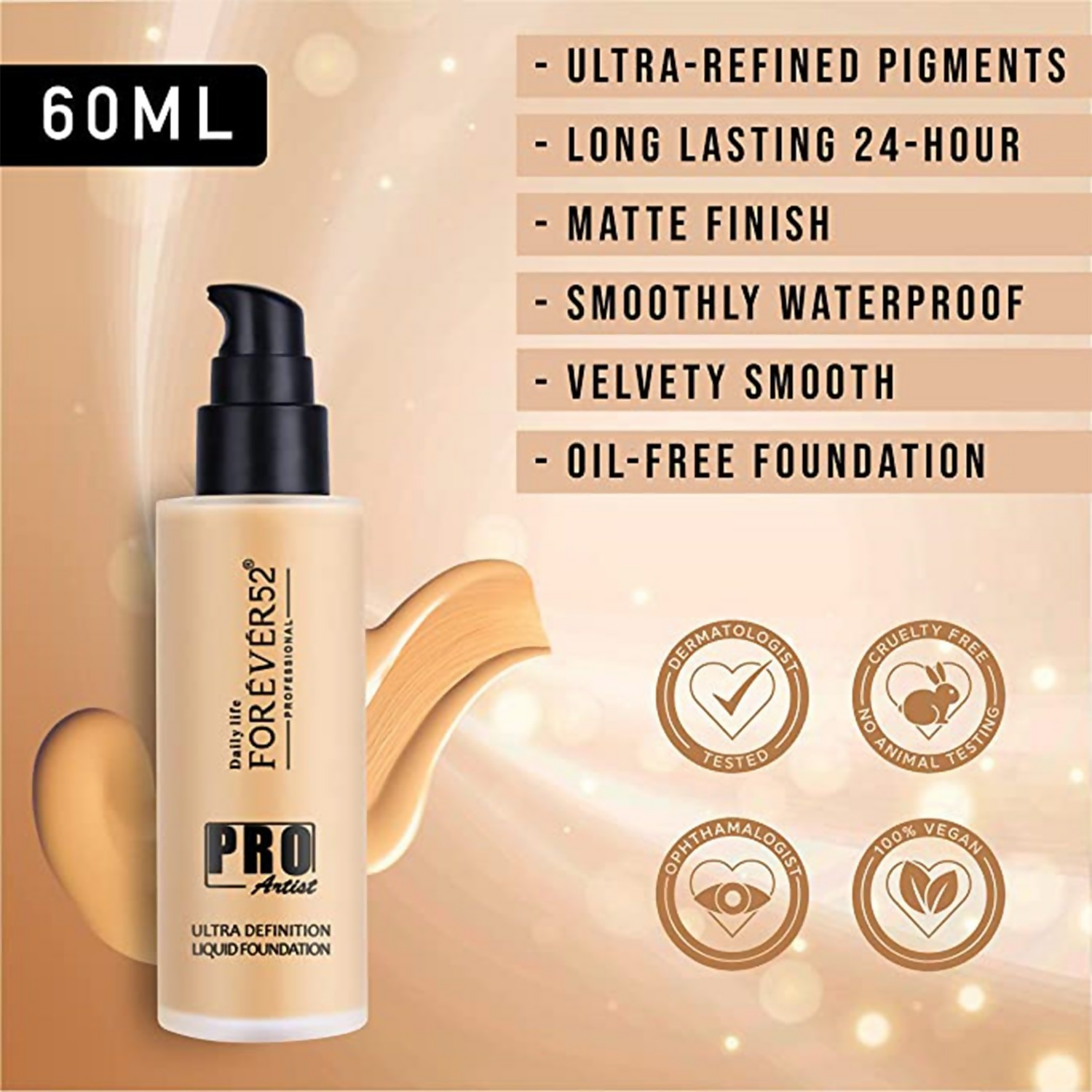 Daily Life Forever52 Pro Artist Ultra Definition Liquid Foundation - Peanut | Grocsy