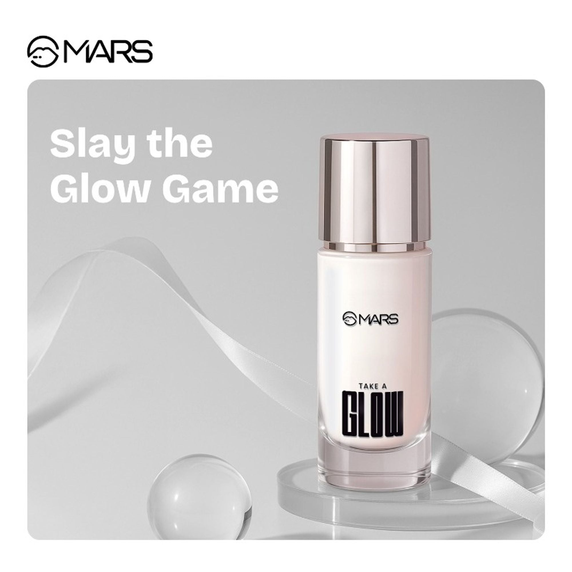 MARS Cosmetics Take A Glow Illuminating Primer - Moon Glow | Grocsy