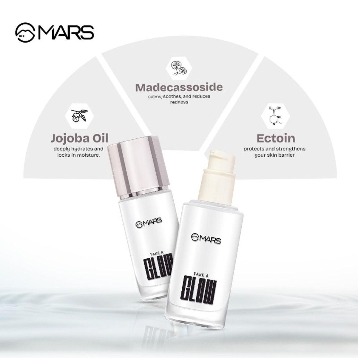 MARS Cosmetics Take A Glow Illuminating Primer - Light Beam | Grocsy