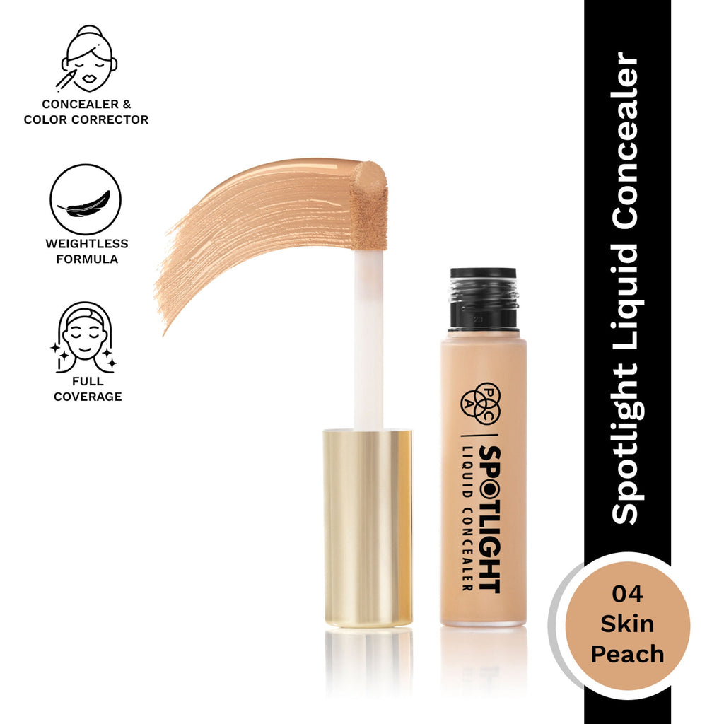 PAC Studio Spotlight Liquid Concealer - 04 Skin Peach | Grocsy