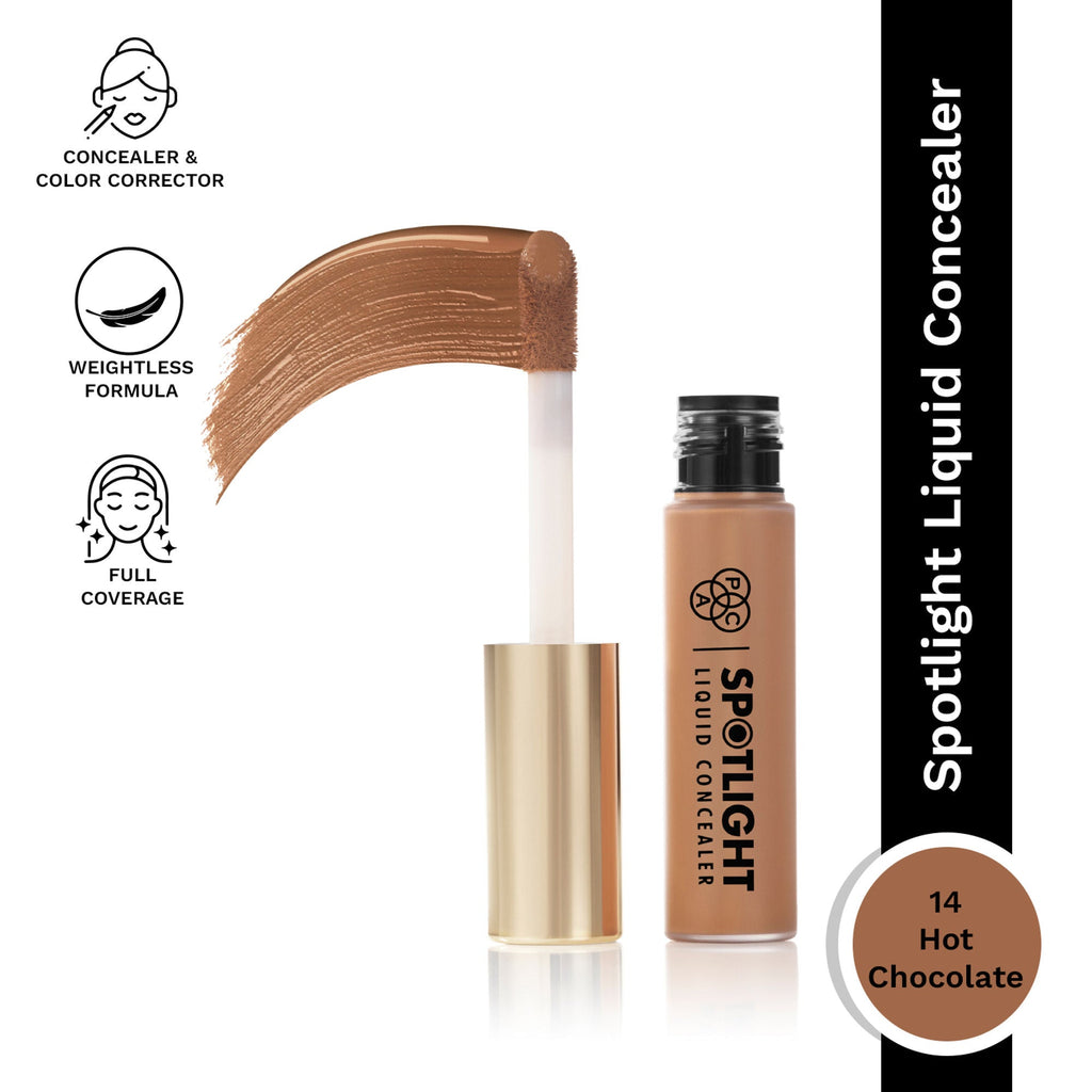 PAC Studio Spotlight Liquid Concealer - 14 Hot Chocolate | Grocsy