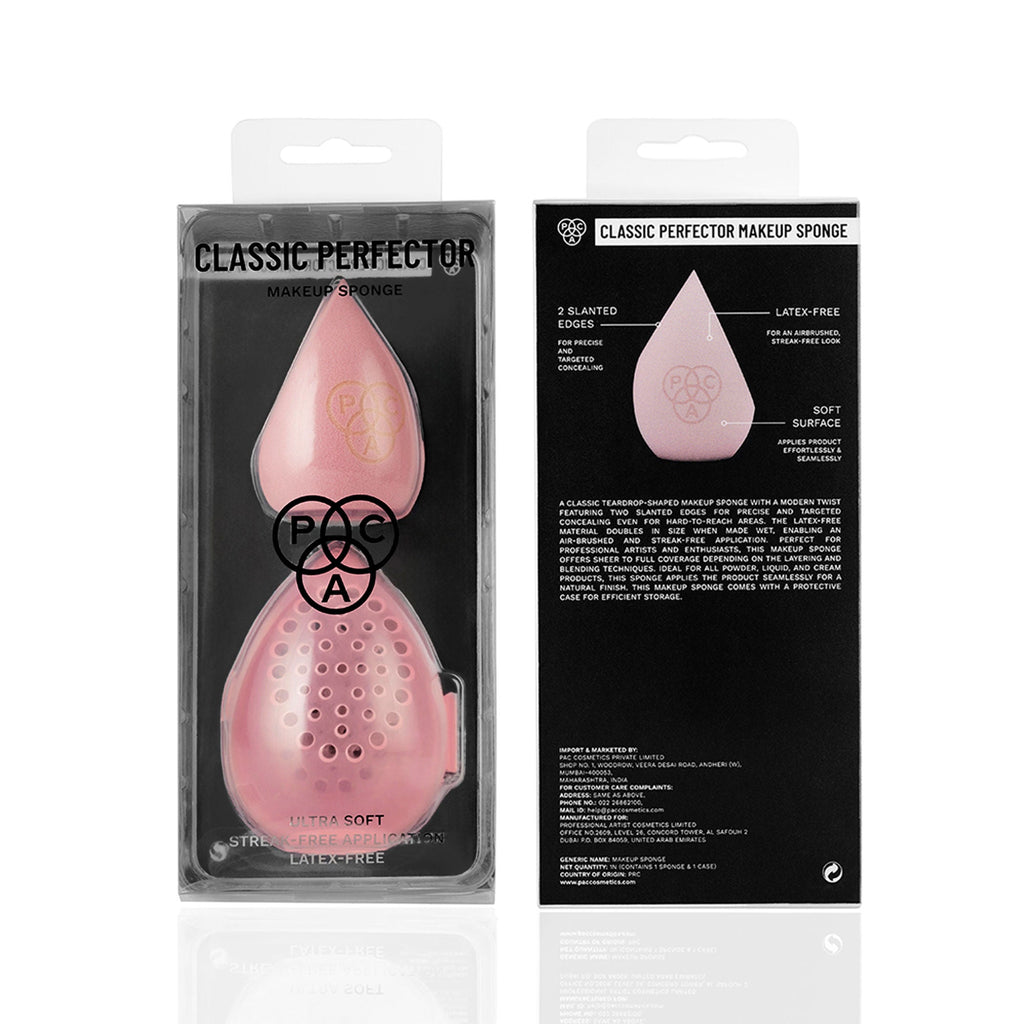 PAC Studio Classic Perfector Makeup Sponge - Streak Free Airbrushed Finish, Precise Targeted Concealing | Grocsy