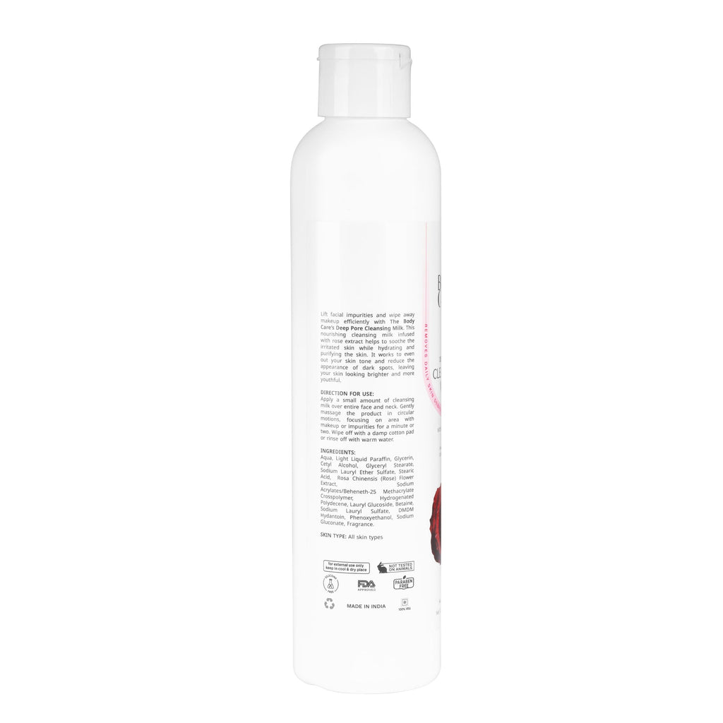 The Body Care Deep Rose Cleansing Milk | Grocsy