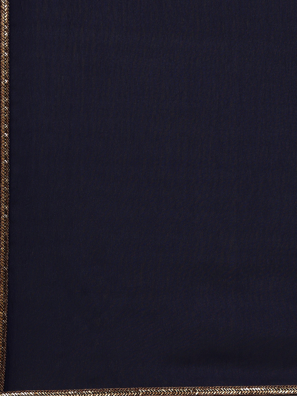 Sangria Blue Gotta Patti Silk Blend Saree | Grocsy