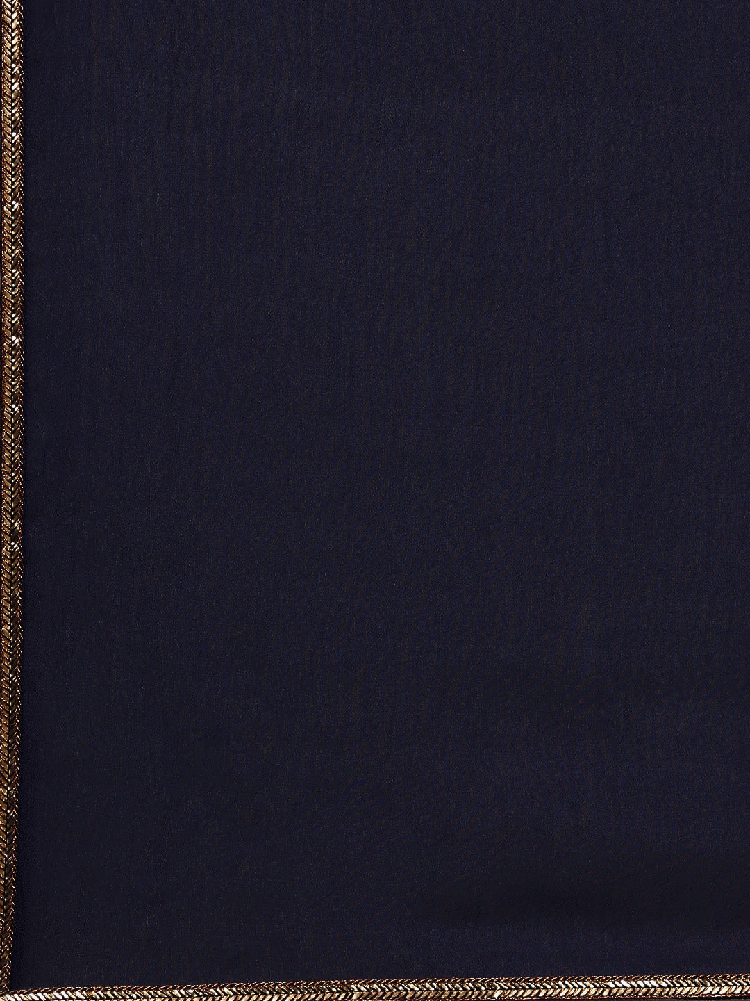 Sangria Blue Gotta Patti Silk Blend Saree | Grocsy