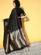 Saree Mall Ethnic Motifs Saree with Solid Border | Grocsy