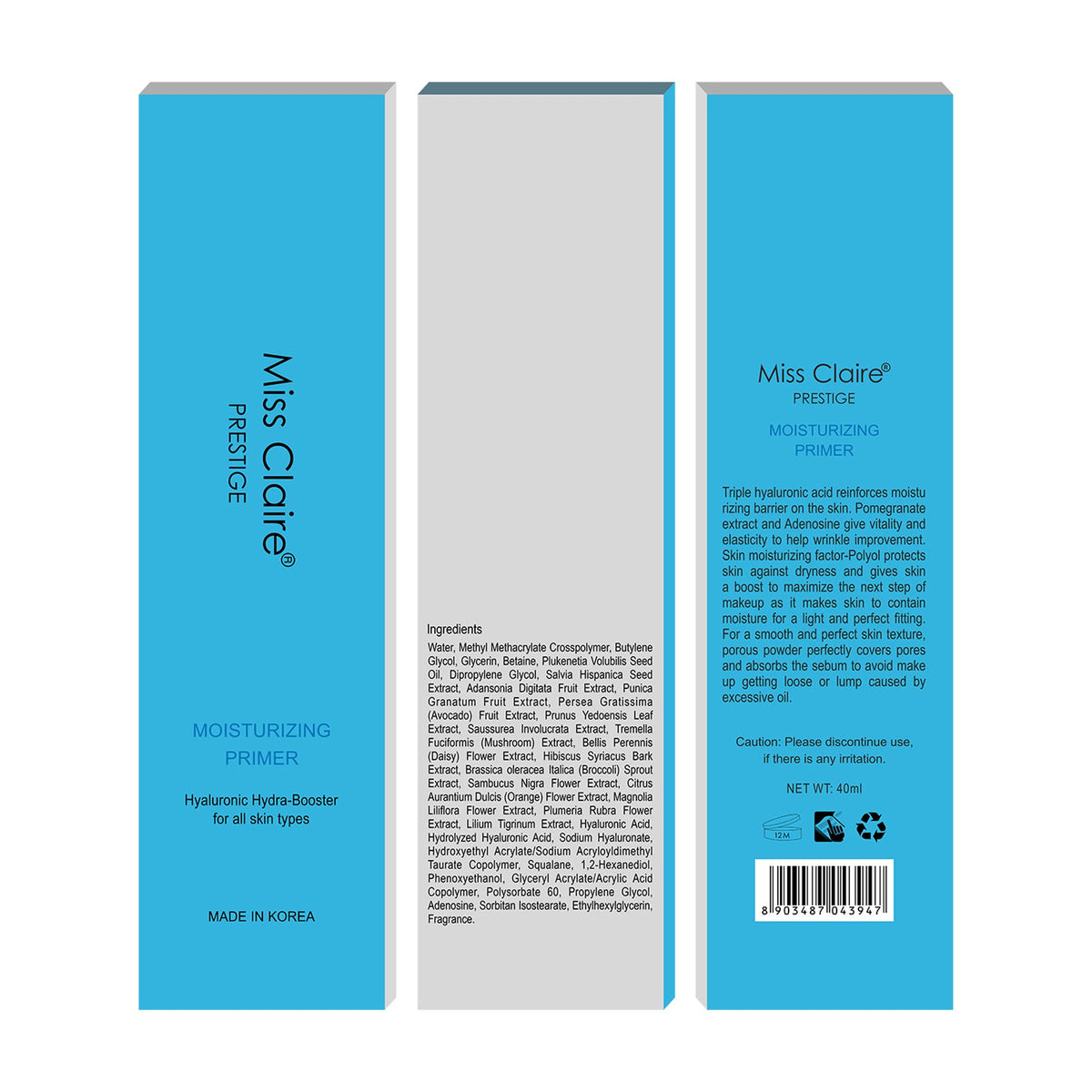 Miss Claire Prestige Moisturizing Primer | Grocsy