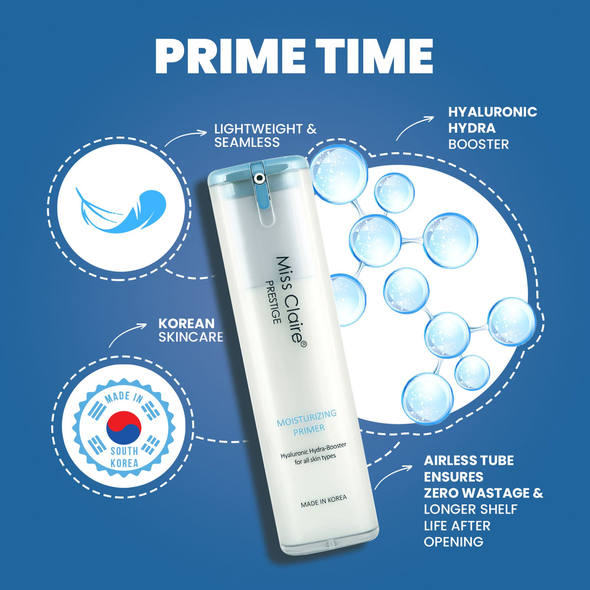 Miss Claire Prestige Moisturizing Primer | Grocsy