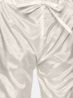 Sethukrishna Boys Gold-Coloured & White Ethnic Motifs Kurta with Pyjamas | Grocsy