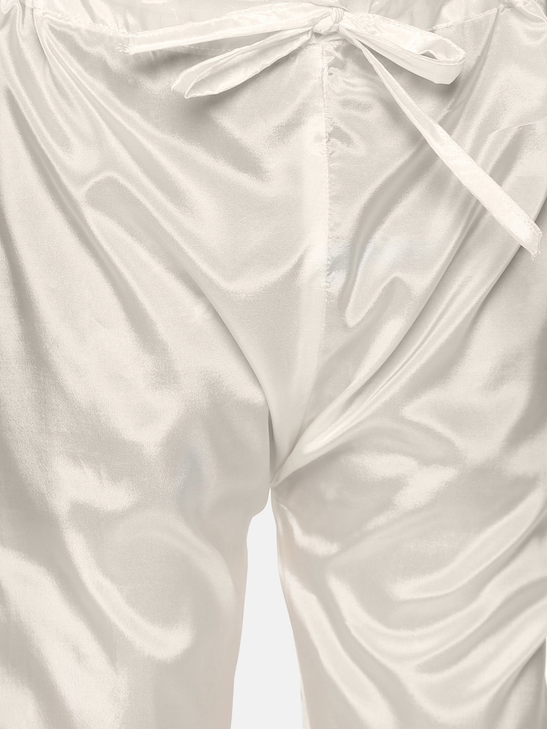 Sethukrishna Boys Gold-Coloured & White Ethnic Motifs Kurta with Pyjamas | Grocsy