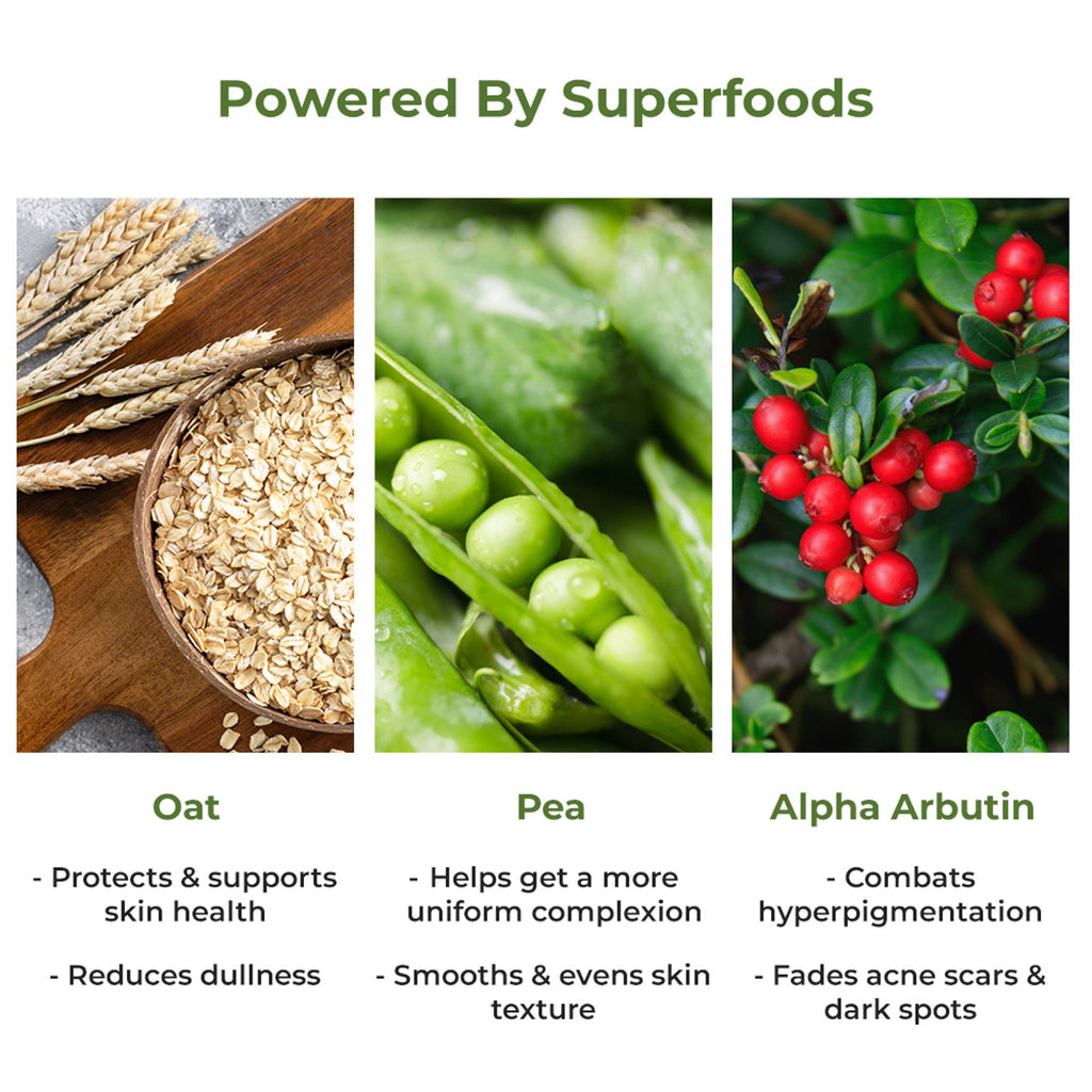 Naturali Pigmentation Corrector Moisturiser with Superfoods Oat, Pea & Alpha Arbutin | Grocsy