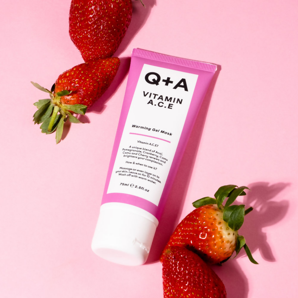 Q+A Vitamin A.C.E Warming Gel Mask | Grocsy