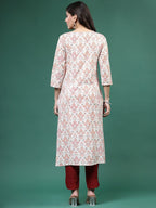 Sangria Printed Straight Kurtas | Grocsy