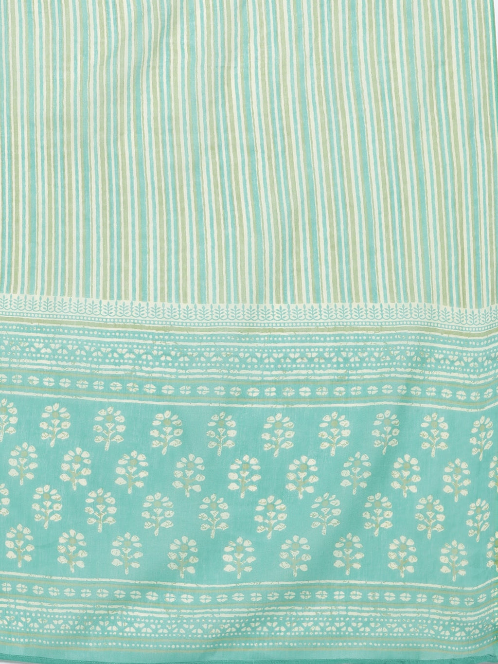 HERE&NOW Women Off White Ethnic Motifs Printed Pure Cotton Kurta with Palazzos & With Dupatta | Grocsy