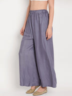 TAG 7 Women Flared Regular Palazzos | Grocsy