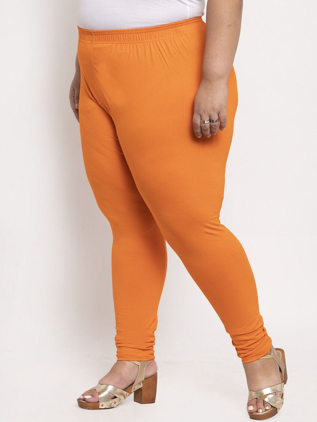 TAG 7 Women Plus Size Ankle Length Cotton Leggings | Grocsy