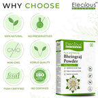 Elecious Naturals Bhringraj Powder For Hair Growth | Grocsy
