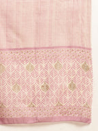 Sangria Mauve Floral Printed Beads and Stones Kurta With Trouser & Dupatta | Grocsy
