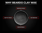 Beardo Hair Clay Wax - Strong Hold | Grocsy