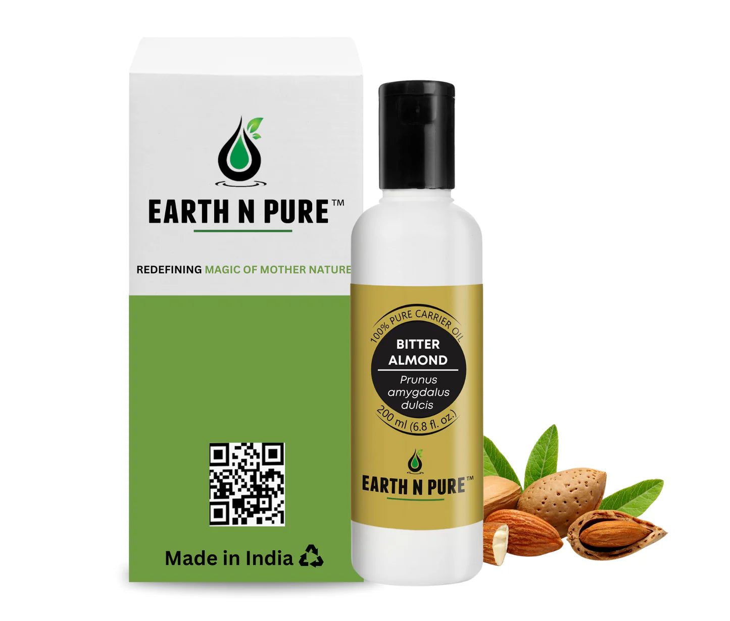 Earth N Pure Bitter Almond Oil | Grocsy