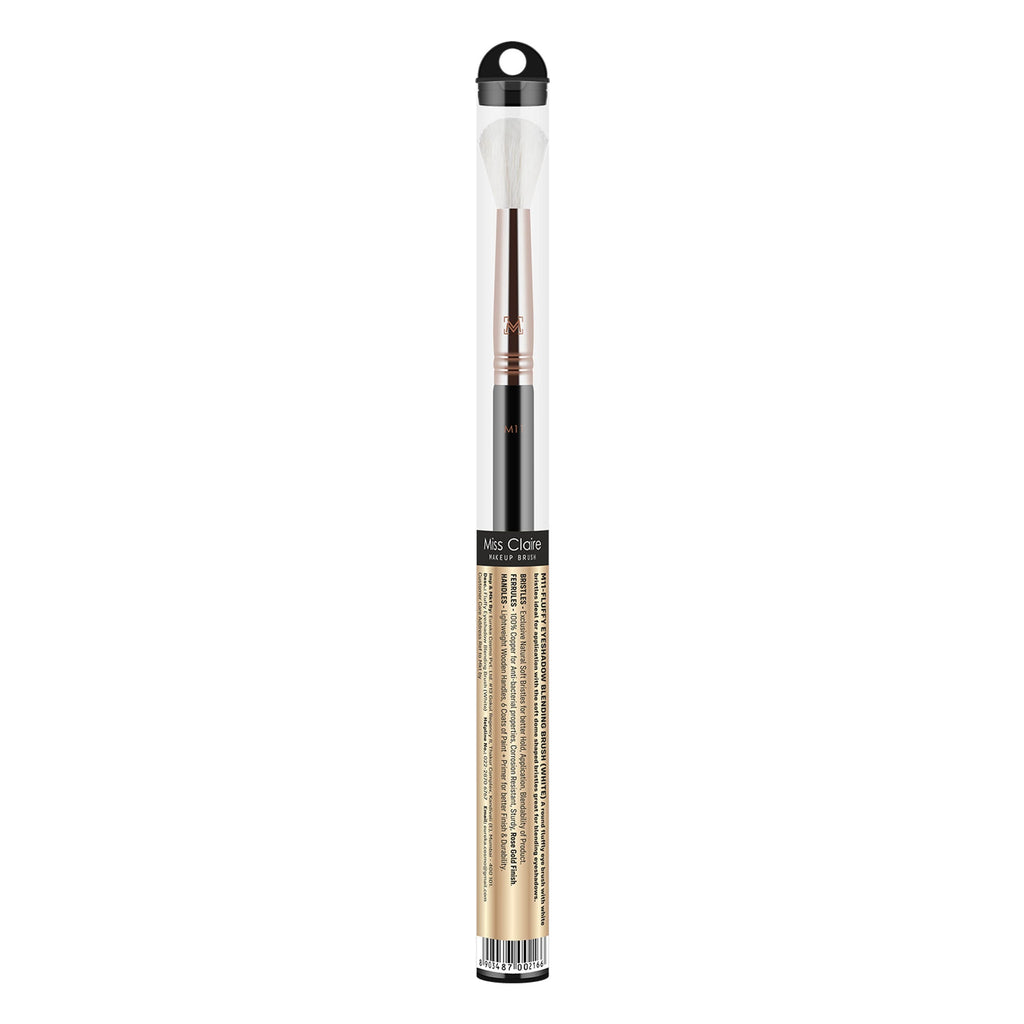 Miss Claire M11 - Fluffy Eyeshadow Blending Brush (White) - Rose Gold | Grocsy