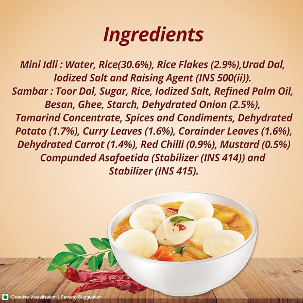 Aashirvaad Instant Mini Idli Sambhar | Grocsy