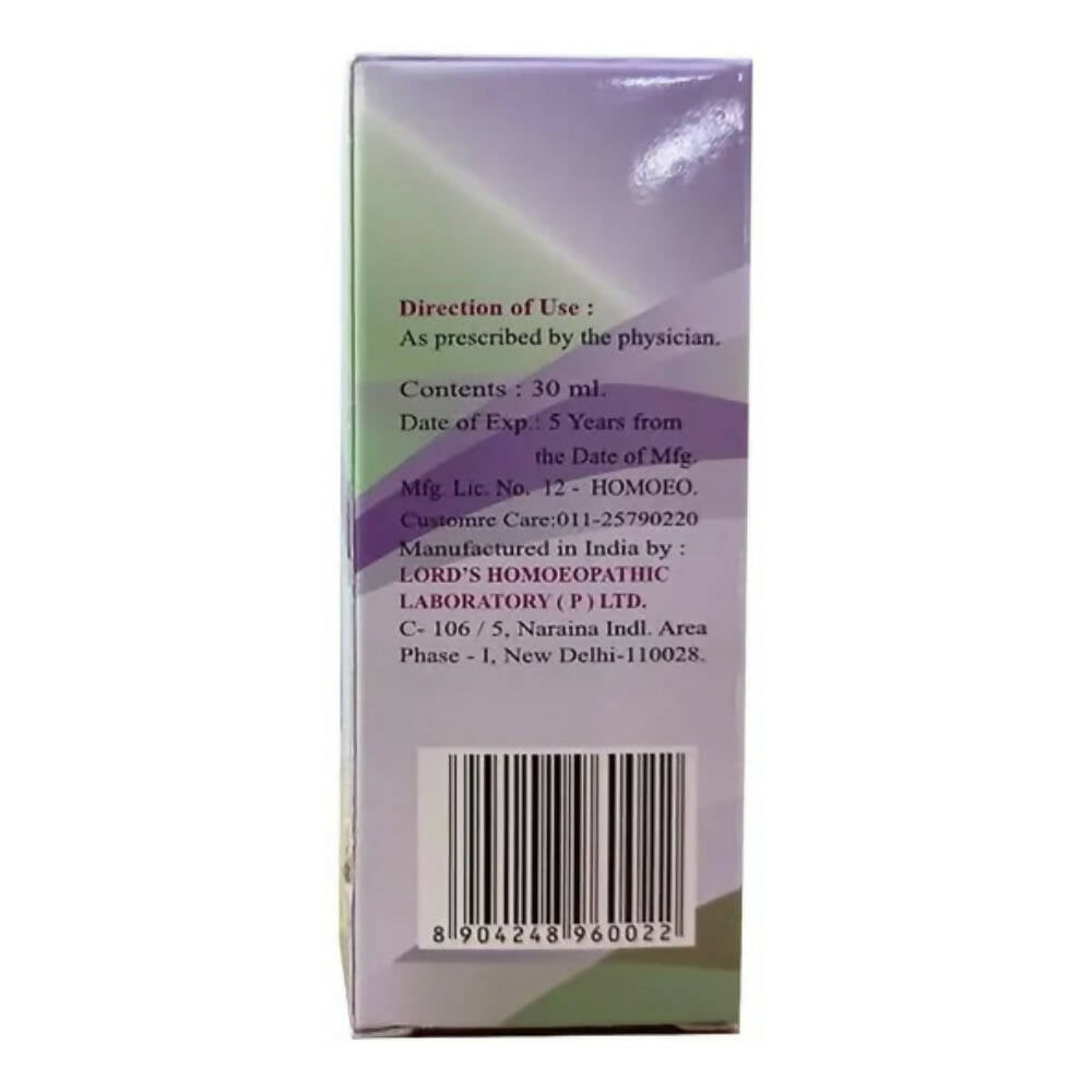 Lord's Homeopathy Arsenic Album Dilution | Grocsy