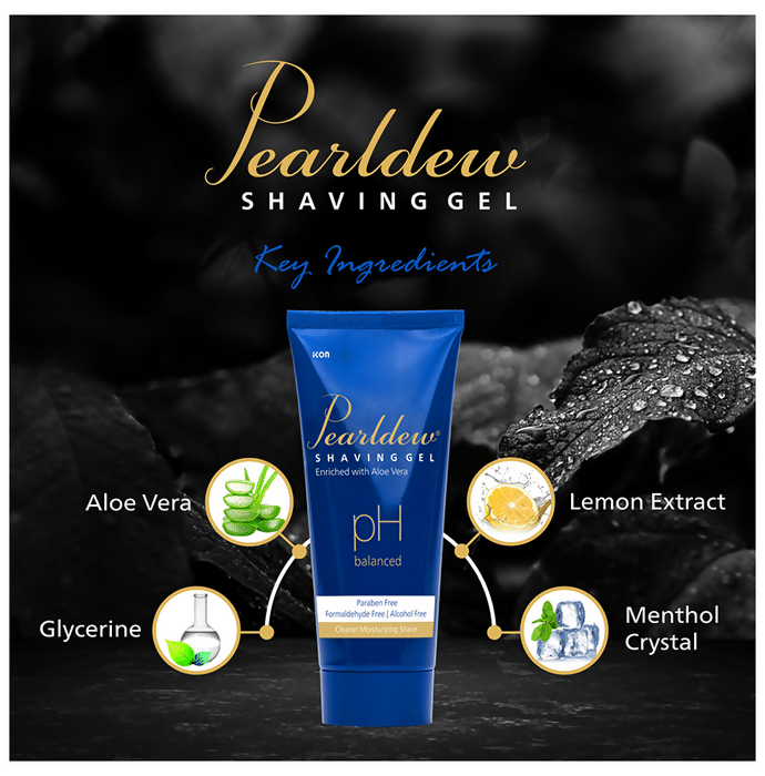 Pearldew PH Balanced Shaving Gel | Grocsy