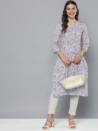 HERE&NOW Floral Printed Kurta | Grocsy