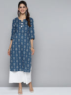 HERE&NOW Women Geometric Printed Kurta | Grocsy