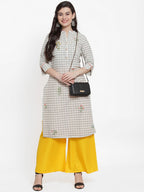 TAG 7 Women Pack of 2 Solid Wide Leg Palazzos | Grocsy