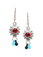 Cardinal Multi-Colored Heart Oxidised Long Jewellery Set | Grocsy