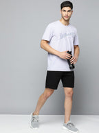 Alcis Men Typography Printed Anti Static Sports T-shirt | Grocsy