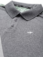Alcis Colourblocked Polo Collar Anti Static Slim Fit T-shirt | Grocsy