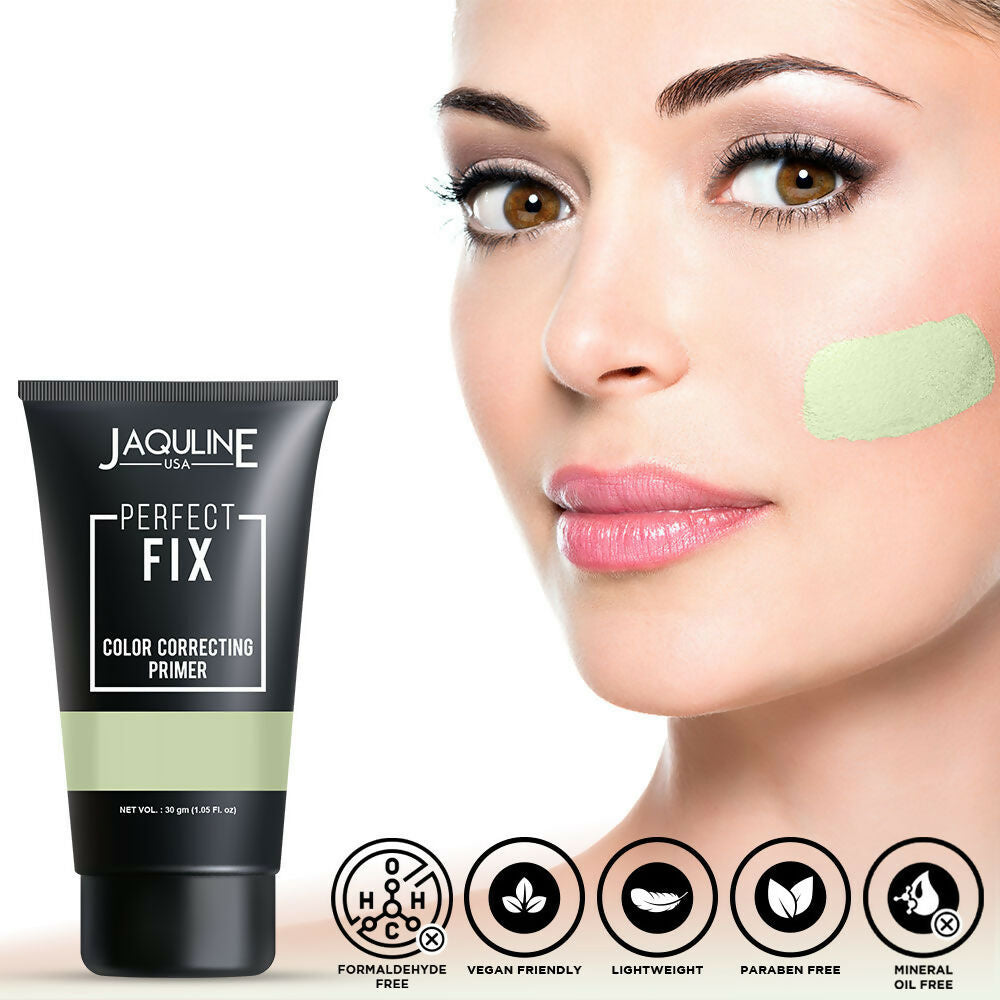 Jaquline USA Perfect Fix Color Correcting Primer - Green | Grocsy