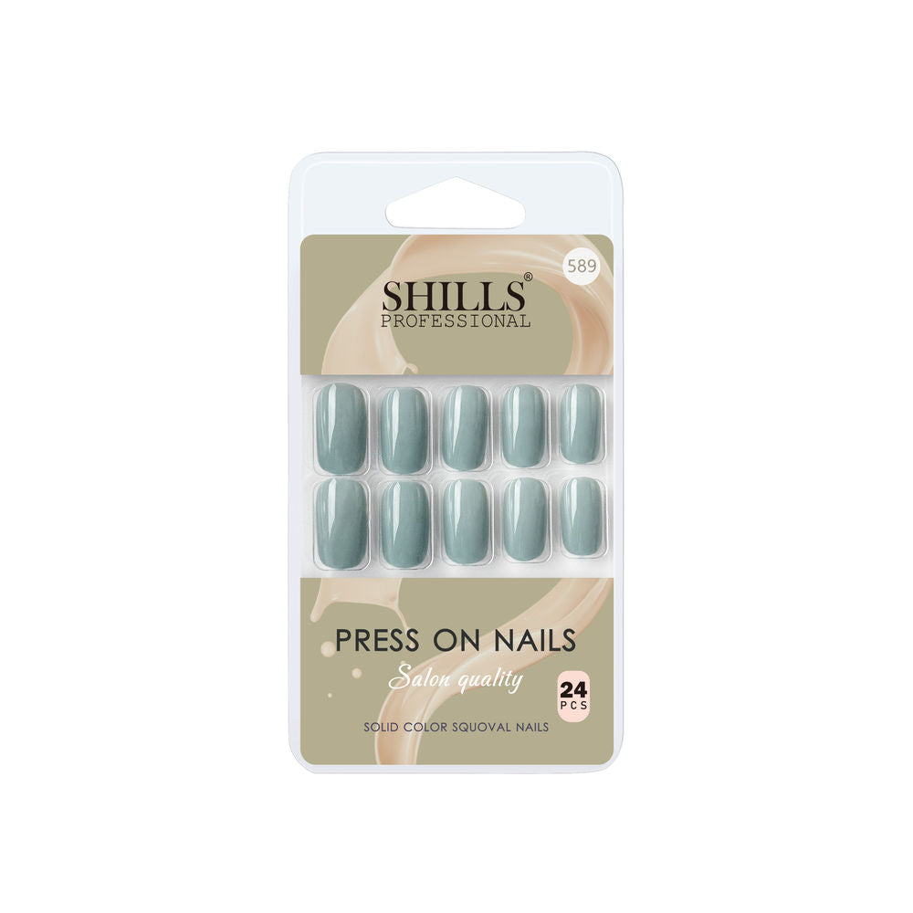 Shills Professional Reusable Press On Nails Square - SPN589 | Grocsy