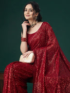 kasee Embellished Sequinned Saree | Grocsy