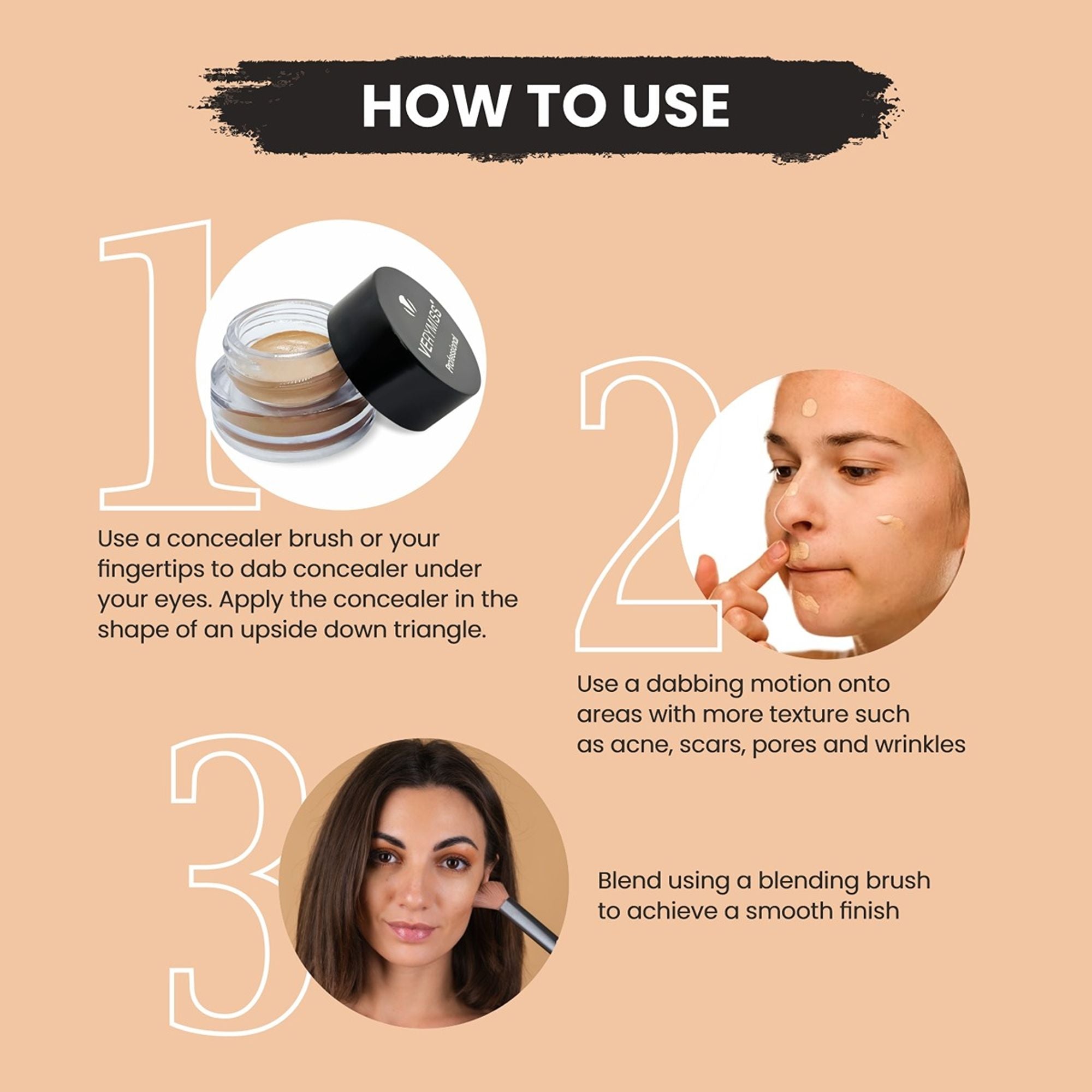 VERYMISS Cream Concealer - 130 Dark | Grocsy