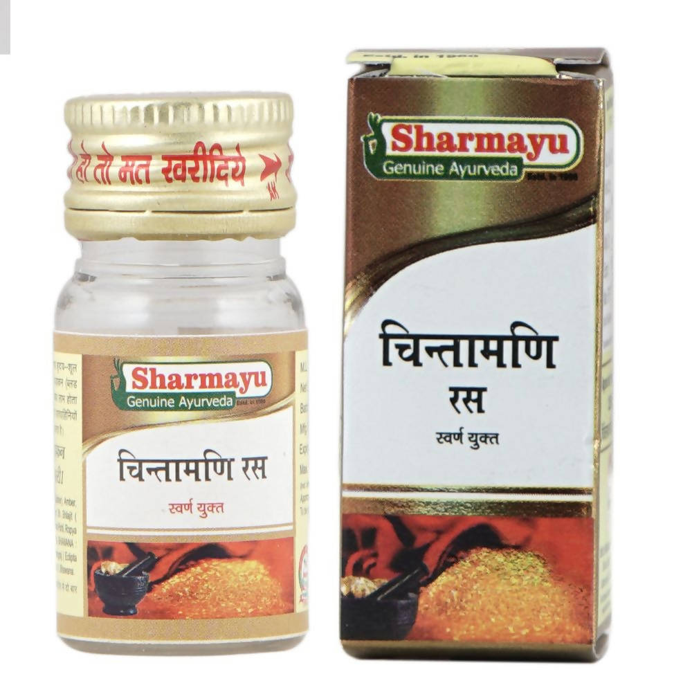 Sharmayu Ayurveda Chintamani Ras (Swarna Yukt) | Grocsy