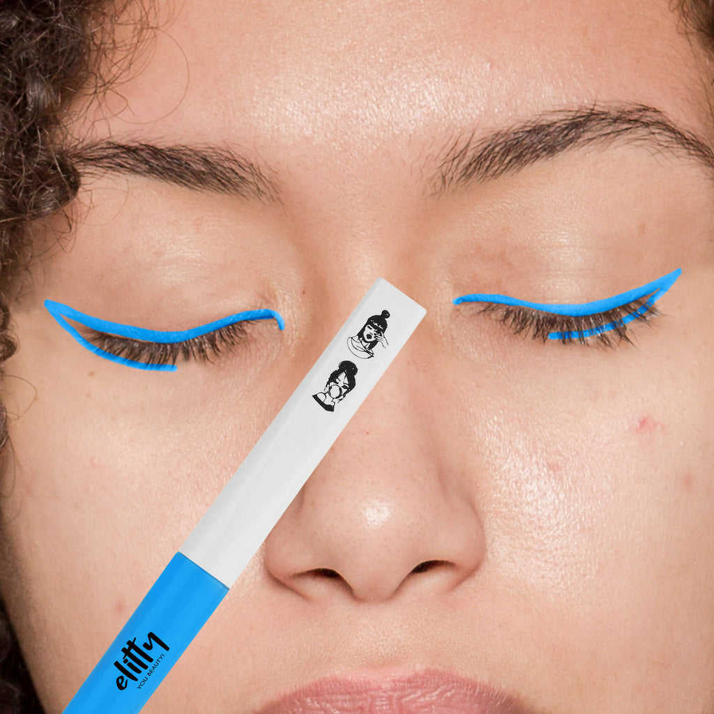 Elitty Eye Gotta Feeling - Pop Eyeliner Matte-Santorini- Light Blue | Grocsy