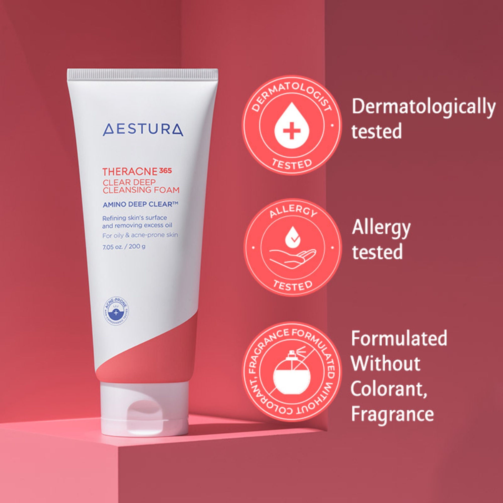 Aestura Theracne365 Clear Deep Cleansing Foam | Grocsy