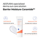 Aestura Derma UV365 Barrier Hydro Mineral Sunscreen 50+ SPF/PA++++ | Grocsy