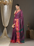Saree Mall Woven Design Zari Festive Sarees | Grocsy